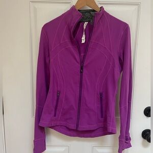 Lululemon define jacket size 8 purple replacement zipper pull